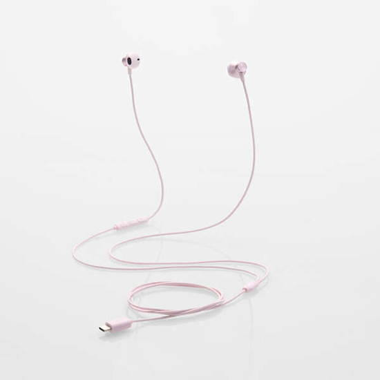 【新品】ELECOM　デジタル式USB Type-C ヘッドホン インナーイヤー型　EHP-DF13IMPN　ピンク