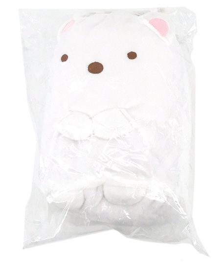 【新品】【新品(開封のみ)】 丸眞　マスコット巾着付きブランケット すみっコぐらし しろくま もぎゅっとしろくま　6575029900