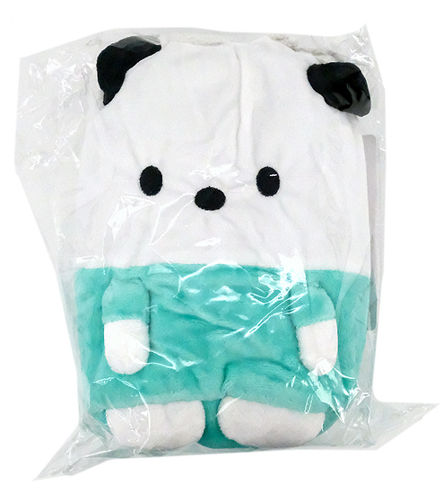 【新品】【新品(開封のみ)】 丸眞　マスコット巾着付きブランケット サンリオ ポチャッコ ふわふわポチャッコ　3245012200