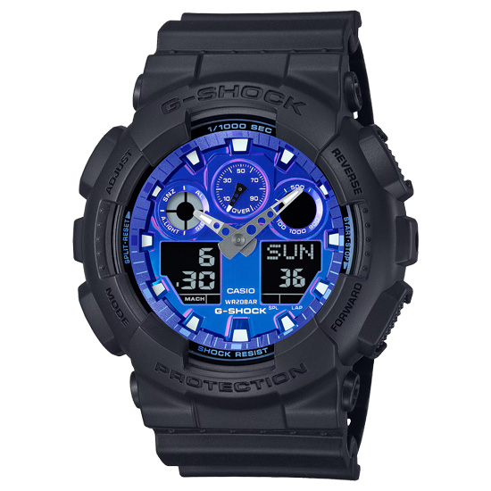 【新品】CASIO　腕時計 G-SHOCK Flame insideシリーズ　GA-100FL-1AJF
