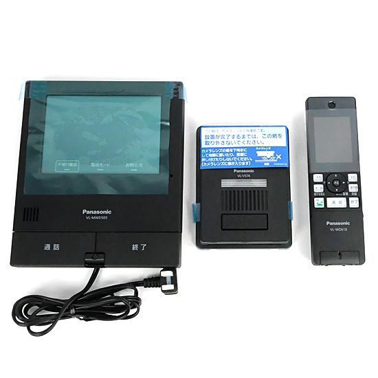 【新品】Panasonic　外でもドアホン　VL-SWD505KFK　マットブラック