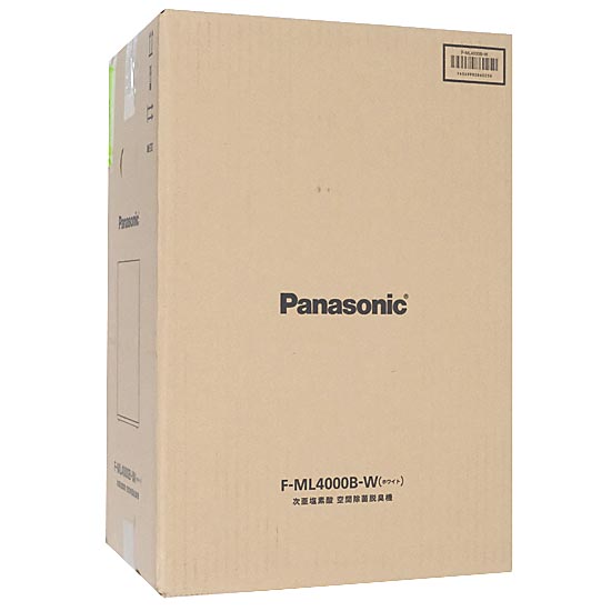【新品】Panasonic　次亜塩素酸 空間除菌脱臭機 ジアイーノ　F-ML4000B-W　ホワイト