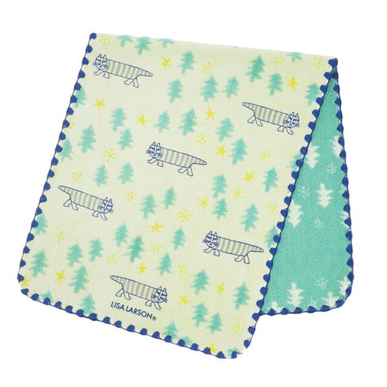 【新品】【新品(開封のみ)】 丸眞　LISA LARSON リサ・ラーソン 森のマイキー バスタオル　6805009700