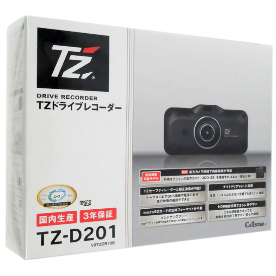 【新品】TZ　1カメラドライブレコーダー　TZ-D201