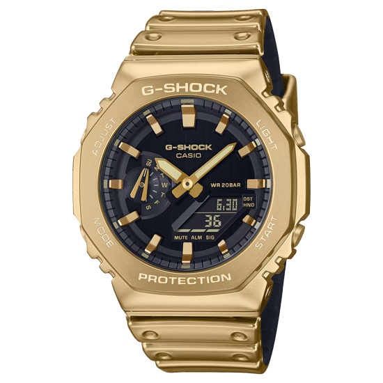 【新品】CASIO　腕時計 G-SHOCK FINE METALLIC SERIES　GM-2100YMG-9AJF
