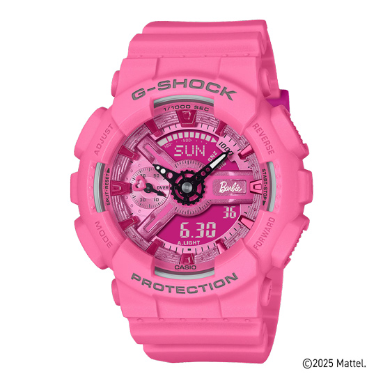 【新品】CASIO　腕時計 G-SHOCK Barbieコラボレーションモデル　GMA-S110BE-4AJR