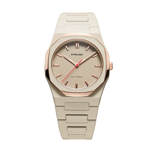 【新品】D1 MILANO　腕時計 ポリカーボン　PCBU15　アケビアメッシュ