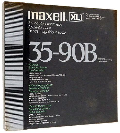 【新品】【新品訳あり(箱きず・やぶれ)】 maxell　オープンリールテープ　XLI35-90B(N)