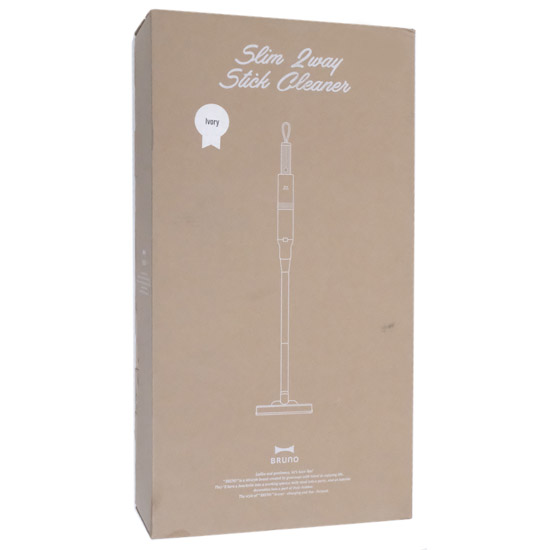 【新品】BRUNO　スリム2WAYスティッククリーナー　BOE124-IV　アイボリー