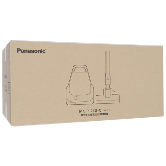 【新品】Panasonic　紙パック式キャニスター掃除機　MC-PJ24G-C　アイボリー
