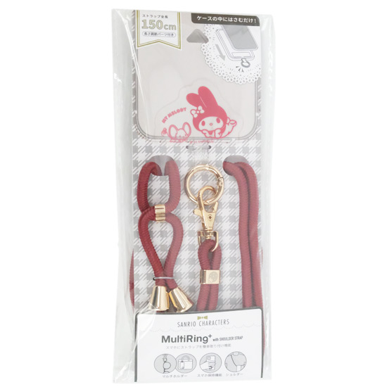 【新品】グルマンディーズ　マルチリングプラス ストラップセット マイメロディ SANG-260MM