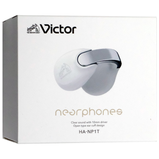【新品】JVC　完全ワイヤレスイヤホン Victor nearphones　HA-NP1T-W　オフホワイト