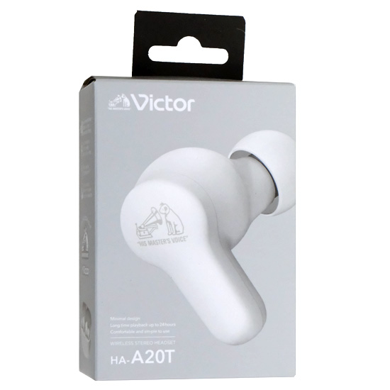 【新品】JVC　完全ワイヤレスイヤホン Victor　HA-A20T-W　ホワイト