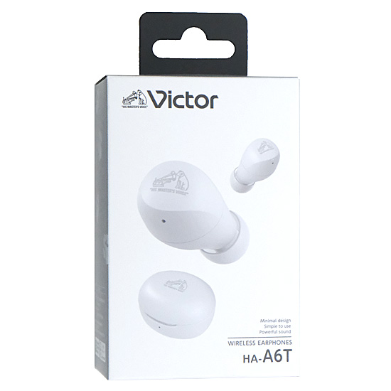 【新品】JVC　完全ワイヤレスイヤホン Victor　HA-A6T-W　ホワイト
