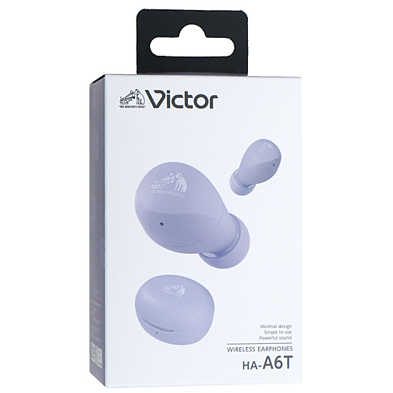 【新品】JVC　完全ワイヤレスイヤホン Victor　HA-A6T-V　パープル