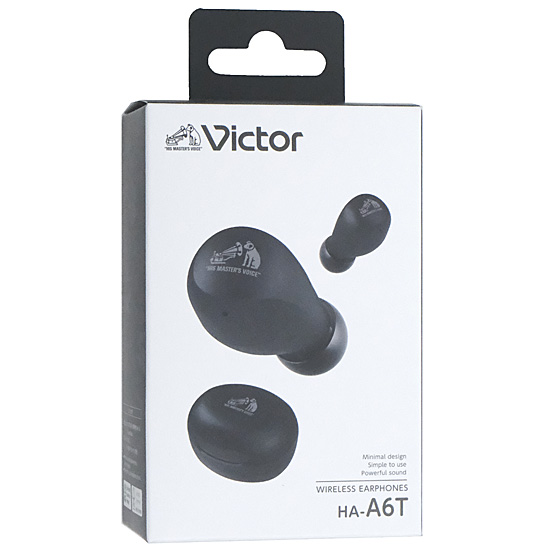 【新品】JVC　完全ワイヤレスイヤホン Victor　HA-A6T-B　ブラック