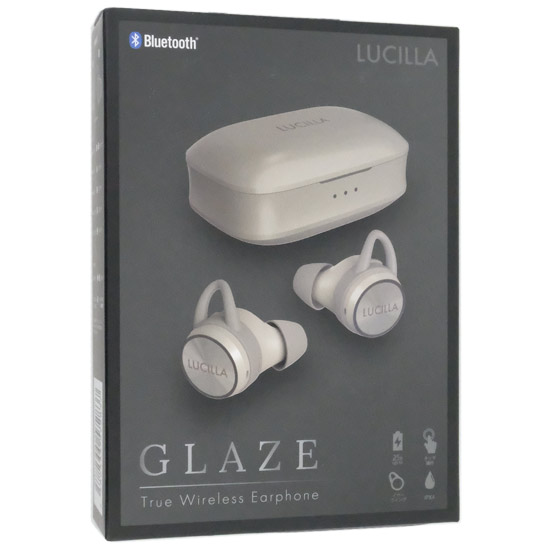 【新品】LUCILLA　Bluetoothイヤホン　TWS011BE　ベージュ