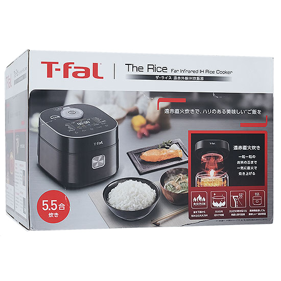 【新品】【新品訳あり(箱きず・やぶれ)】 ティファール　遠赤外線 IH 炊飯器 ザ・ライス 5.5合　RK8808JP
