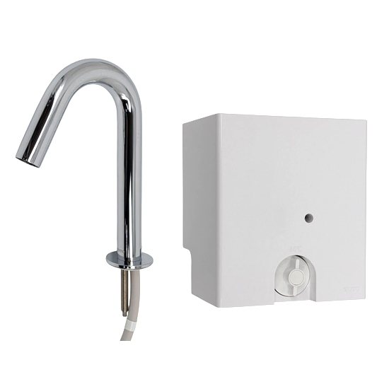 【新品】TOTO　台付自動水栓 アクアオート　TLE26SS2W
