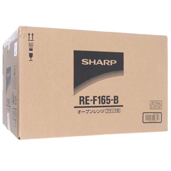 【新品】SHARP　オーブンレンジ　RE-F165-B　ブラック