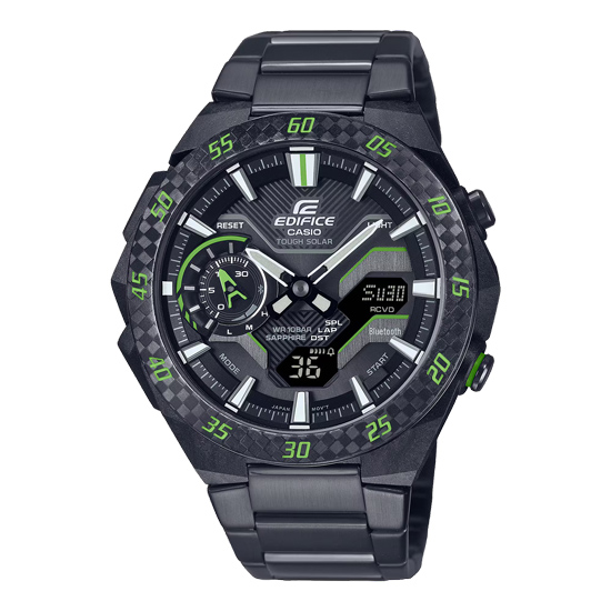 【新品】CASIO　腕時計 エディフィス WINDFLOW　ECB-2200YRC-1A3JF