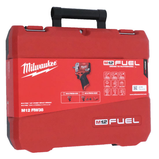 【新品】ミルウォーキー　M12 FUEL 3/8インチ339Nmインパクトレンチ　M12 FIW38-0C0 JP