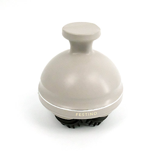 【新品】FESTINO　充電式EMSヘッドスパ プレミア　SMHB-044(SB)　サンドベージュ