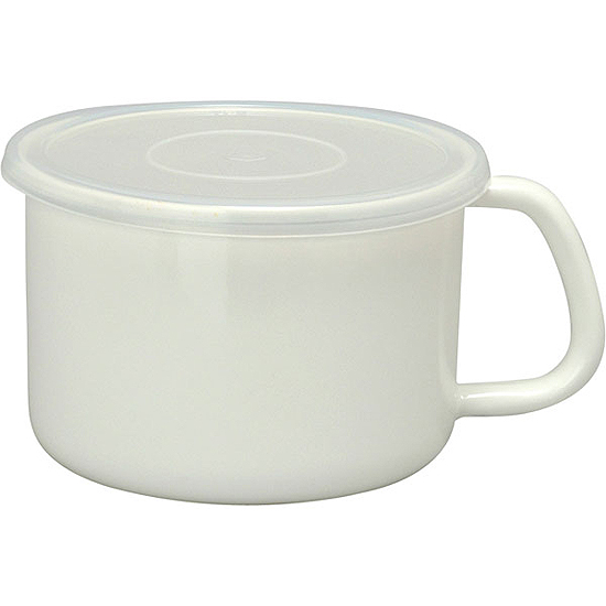 【新品】野田琺瑯　持ち手付きストッカー 丸型 Lサイズ　MS-14M