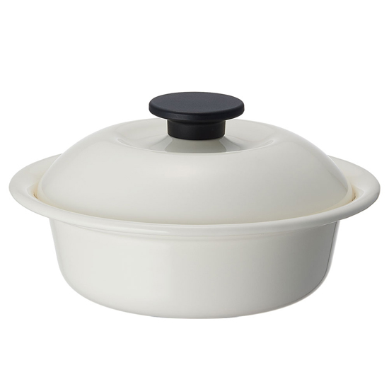 【新品】野田琺瑯　耐熱鍋 ココナベ 小 0.72L　KO-19MW　乳白