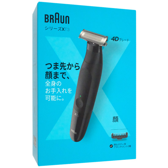 【新品】Braun　ボディ&フェイスグルーマー PRO X　XT3000-C