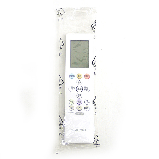 【新品】【新品訳あり】 アイリスオーヤマ　エアコンリモコン　RG10S2(E2S)/BGJ　擦り傷あり