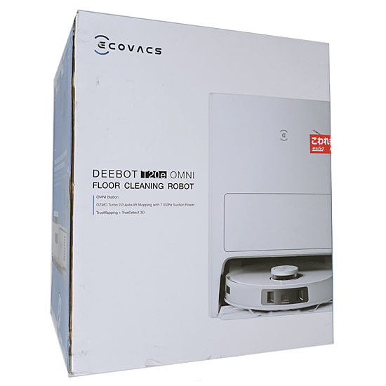 【新品】ECOVACS　ロボット掃除機 DEEBOT T20e OMNI　DLX23-22ee　ホワイト×シルバー