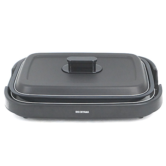 【新品】アイリスオーヤマ　網焼き風ホットプレート　IHAK-A30-B　ブラック