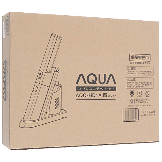 【新品】AQUA　コードレスハンディクリーナー HANDY DUO!　AQC-HD1A-W　ホワイト