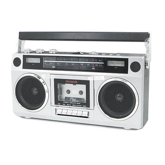 【新品】AIWA　昭和レトロ ラジカセ aiwa audio -G RCP1　GAA4-RCP0001