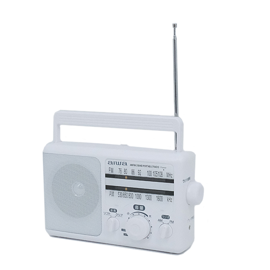 【新品】AIWA　ホームラジオ　GAA4-PHR0001(WH)　ホワイト