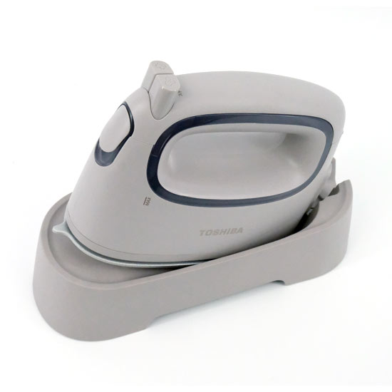 【新品】TOSHIBA　コードレス衣類スチーマー La・Coo S　TAS-MX8(H)　モーヴグレージュ