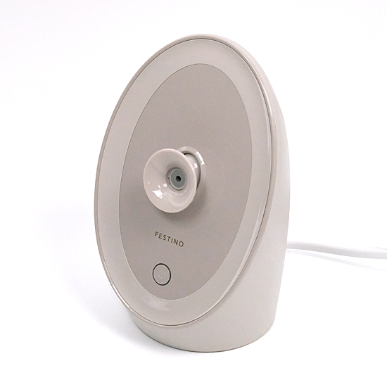 【新品】シンプルマインド　フェイシャル アロマ ナノスチーマー FESTINO　SMHB-043-SB　サンドベージュ
