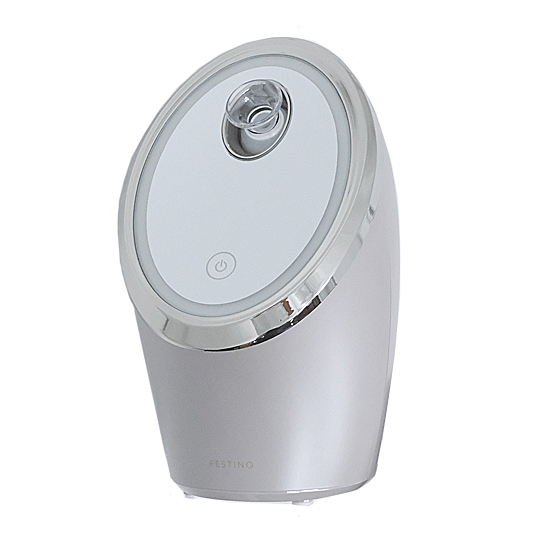 【新品】シンプルマインド　フェイシャル クレンジング ナノスチーマー FESTINO　SMHB-033-SB　サンドベージュ