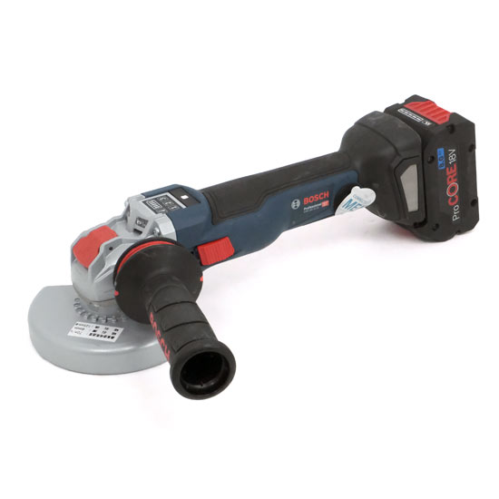 【新品】【新品(開封のみ)】 BOSCH　18V コードレスディスクグラインダー　GWX18V-10SC5J