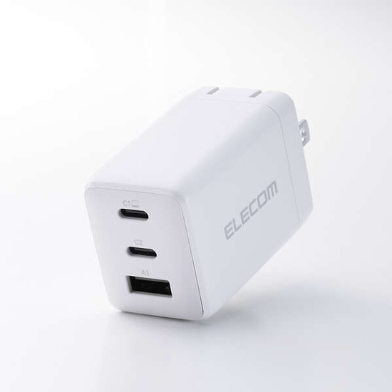 【新品】ELECOM　USB Power Delivery 67W AC充電器　MPA-AC10367WH　ホワイト