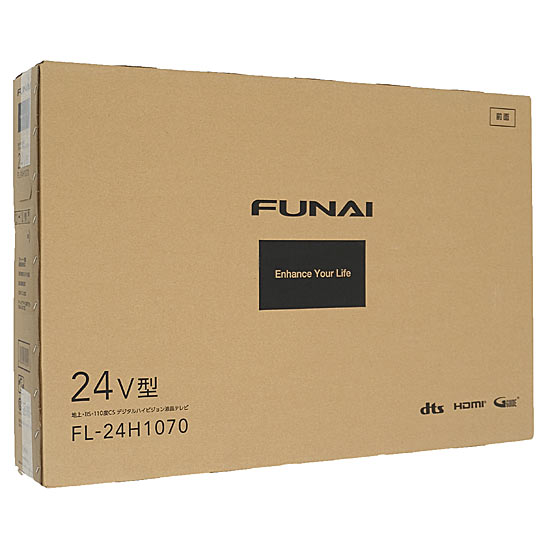 【新品】FUNAI　24V型 ハイビジョン液晶テレビ　FL-24H1070