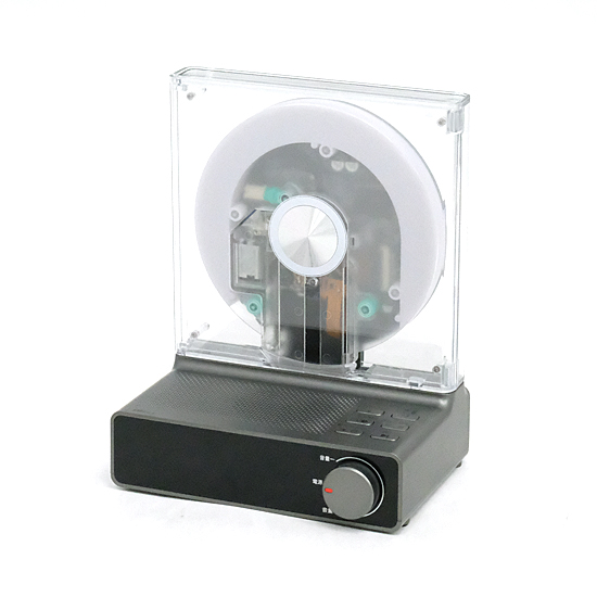 【新品】ダイニチ電子　縦型CDプレーヤー Wizz　WVC-S001G　グレー