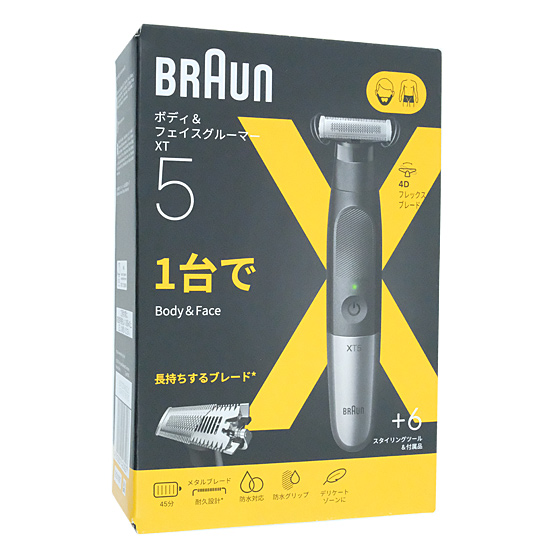 【新品】Braun　ボディ&フェイス グルーマー PRO X　XT5000
