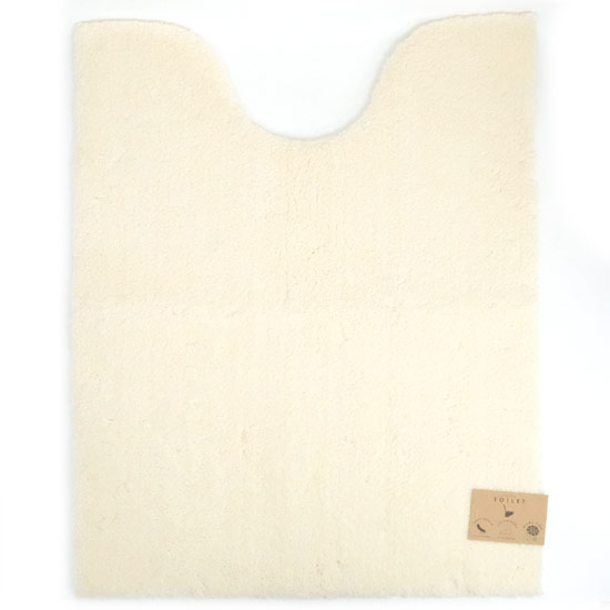 【新品】【新品(開封のみ)】 センコー　トイレマット S.D.S B.B.collection クッショニー3 約90×70cm　70050　アイボリー