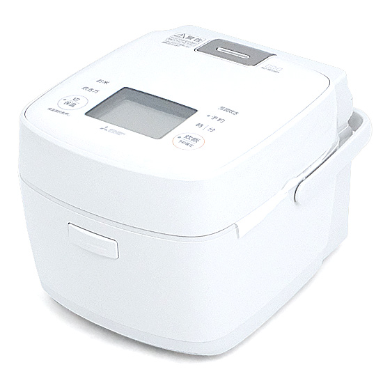 【新品】三菱電機　IHジャー炊飯器 備長炭 炭炊釜 3.5合炊き　NJ-SE06H-W　白亜麻