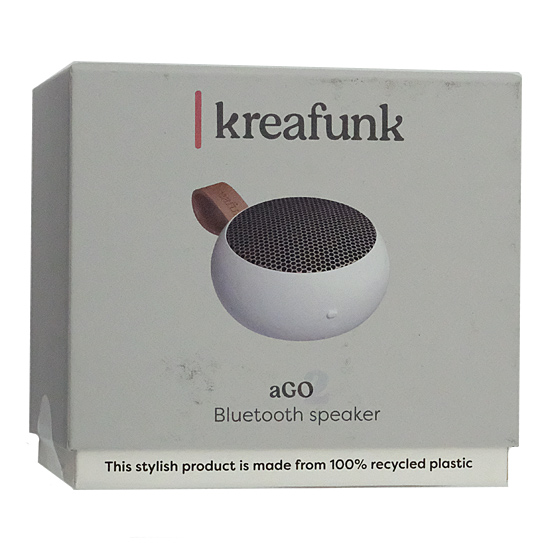 【新品】KREAFUNK　ワイヤレススピーカー aGO II　KF-0102　ホワイト