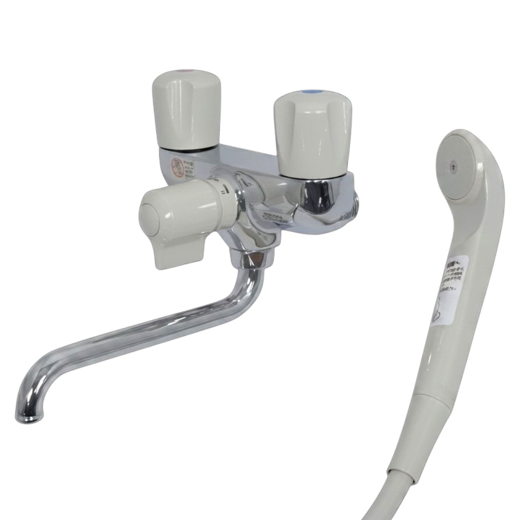 【新品】【新品(開封のみ)】 TOTO　2ハンドルシャワー水栓　TMS20C