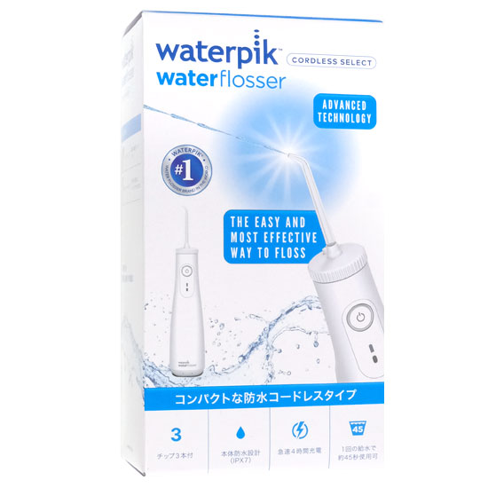 【新品】【新品訳あり(箱きず・やぶれ)】 Waterpik　口腔洗浄器 コードレス セレクト　WF-10J020
