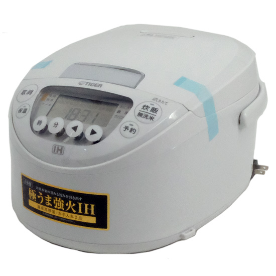 【新品】TIGER　IHジャー炊飯器 炊きたて 5.5合炊き　JPW-M100-WY　ピュアホワイト